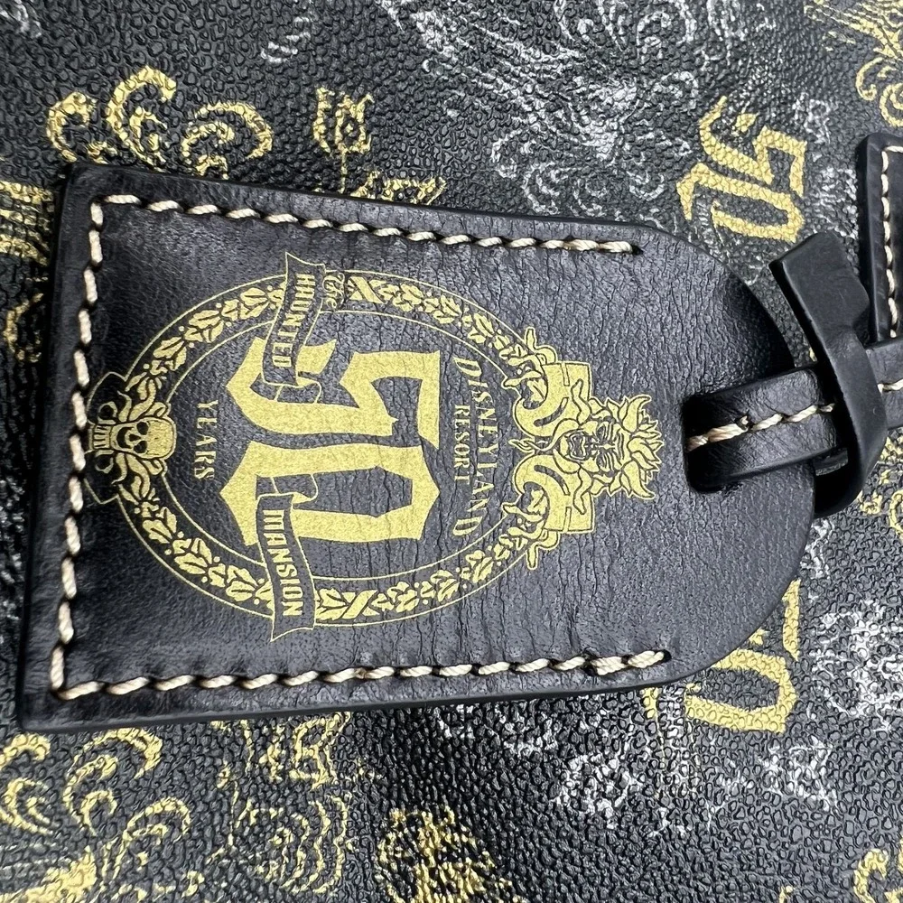 Disney‎ Dooney & Bourke Tote Bag Womens Haunted Mansion 50th Anniversary Gold
